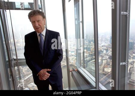 GRAN BRETAGNA / Londra /Irvine Sellar, Presidente del Sellar Property Group, sviluppatore del magnate Shard.Irvine Sellar, London Property . Foto Stock