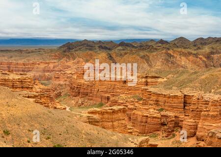 Charyn Canyon, Kazakistan Foto Stock