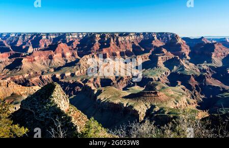 Grand View Point, South Rim, Grand Canyon National Park, Arizona Foto Stock