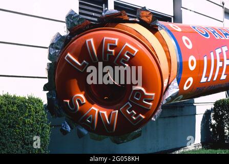 1980 America - Lifesaver Factory, Port Chester, New York 1982 Foto Stock