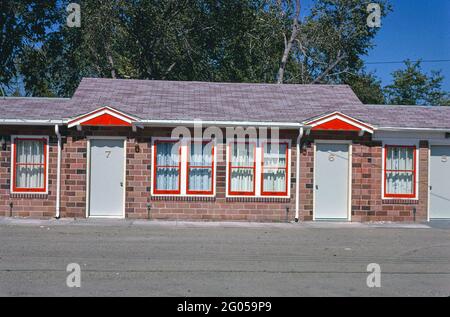 1980 Stati Uniti - Remington Arms Motel, Ainsworth, Nebraska 1980 Foto Stock