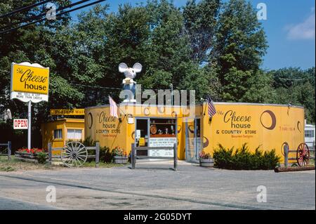 1970 America - The Cheese House, Sturbridge, Massachusetts 1977 Foto Stock