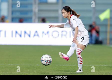 Reggio Emilia, Italia. 30 maggio 2021. Yui Hasegawa (AC Milan) in azione durante le finali - AC Milan vs AS Roma, Coppa Italia Calcio femminile a Reggio Emilia, maggio 30 2021 Credit: Independent Photo Agency/Alamy Live News Foto Stock