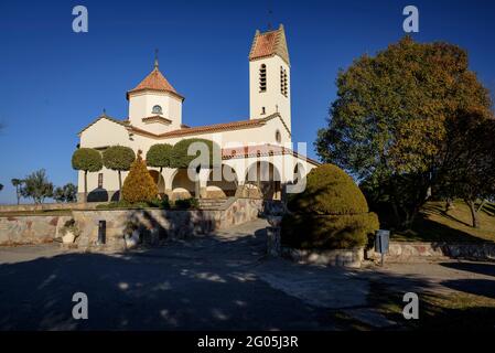 Santuario di Lourdes a Prats de Lluçanès (Osona, Barcellona, Catalogna, Spagna) ESP: Santuario de Lourdes en Prats de Lluçanès, Osona, Barcellona, Cataluña Foto Stock