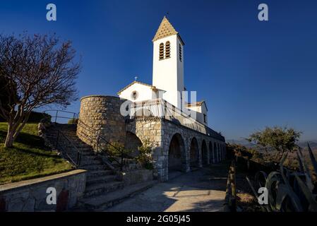 Santuario di Lourdes a Prats de Lluçanès (Osona, Barcellona, Catalogna, Spagna) ESP: Santuario de Lourdes en Prats de Lluçanès, Osona, Barcellona, Cataluña Foto Stock