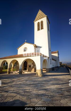 Santuario di Lourdes a Prats de Lluçanès (Osona, Barcellona, Catalogna, Spagna) ESP: Santuario de Lourdes en Prats de Lluçanès, Osona, Barcellona, Cataluña Foto Stock