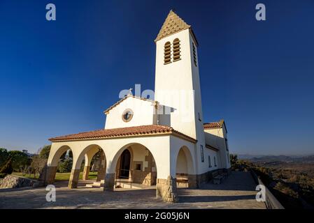 Santuario di Lourdes a Prats de Lluçanès (Osona, Barcellona, Catalogna, Spagna) ESP: Santuario de Lourdes en Prats de Lluçanès, Osona, Barcellona, Cataluña Foto Stock