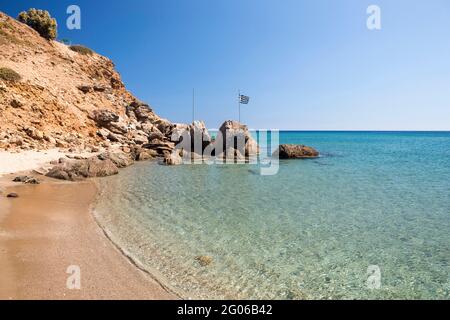 Agia Kiriaki Beach, Milos Island, Grecia, Milos, Cicladi, Grecia, Europa Foto Stock