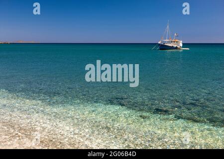 Agia Kiriaki Beach, Milos Island, Grecia, Milos, Cicladi, Grecia, Europa Foto Stock