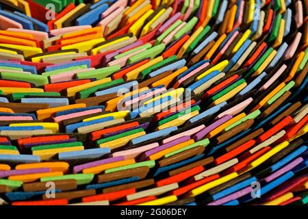 Sfondo colorato della superficie in gomma Foto Stock