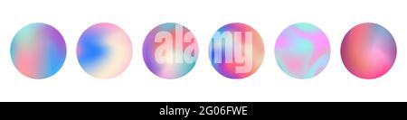 Caratteristiche di colore ad acqua sfumato per i social media. Illustrazione vettoriale Illustrazione Vettoriale