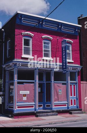 2000s America - Blue Fox espresso, Rosendale, New York 2005 Foto Stock