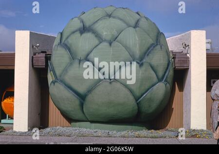 1990 America - Carciofo gigante, Castroville, California 1991 Foto Stock