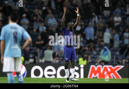 Ryal Quay, Regno Unito. 29 maggio 2021. Antonio RŸdiger di Chelsea durante la partita finale della UEFA Champions League tra Manchester City e Chelsea all'Est‡Dio do drag‹o, Porto, Portogallo, il 29 maggio 2021. Foto di Andy Rowland. Credit: Prime Media Images/Alamy Live News Foto Stock