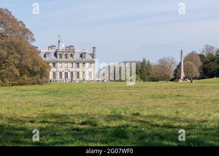 Kingston Lacy.Dorset.United Kingston 4th 2021.View of Kingston Lacy house in Dorset Foto Stock