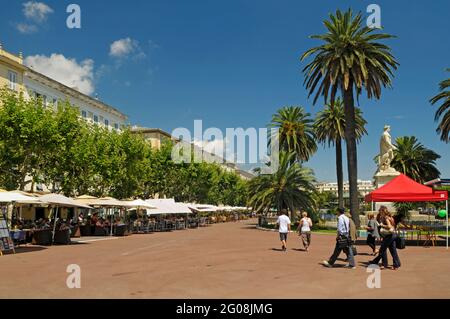 FRANCIA, HAUTE-CORSE (2B), BASTIA, PLACE SAINT-NICOLAS Foto Stock