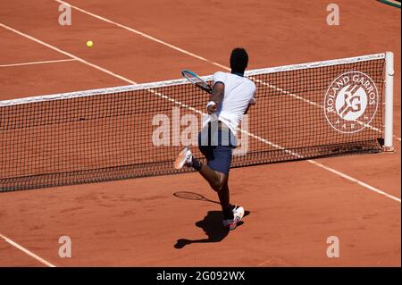 Parigi, Francia, 1 giugno 2021, Gael Monfils durante il torneo di tennis Open 2021 al Roland Garros il 1 giugno 2021 a Parigi, Francia. Foto di Laurent Zabulon/ABACAPRESS.COM Foto Stock