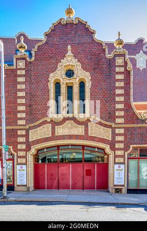 Providence Performing Arts Center, noto anche come Loew's, 228 Weybosset Street, progettato da C.W. E George Rapp e costruito nel 1928. Foto Stock