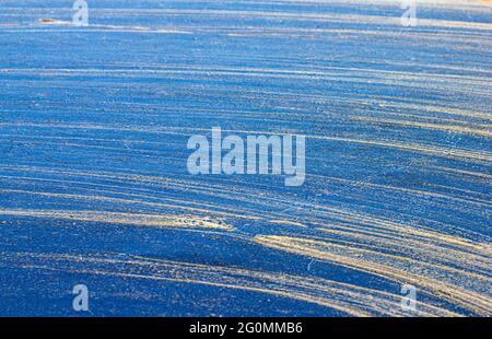 Crescita algale Dunwich River Walberswick Suffolk Foto Stock