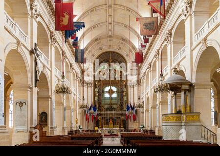 Eglise Saint-Louis des Invalides a l'Hôtel National des Invalides, Parigi, Francia Foto Stock