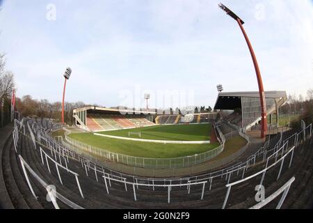 Uerdingen, Germania. 2015/01 06/2015 Regionalliga KFC Uerdingen Krefeld Stadium Grotenburg Kampfbahn Overview Credit: dpa/Alamy Live News Foto Stock