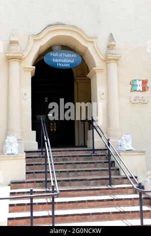 Hall of Nations International Houses Museum a Balboa Park, San Diego, California Foto Stock