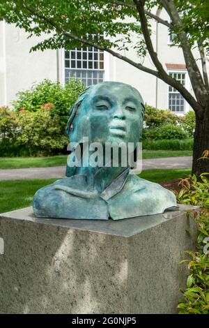 Presenza di Mary Frank alla Harvard Business School di Allston Boston, Massachusetts USA. Foto Stock