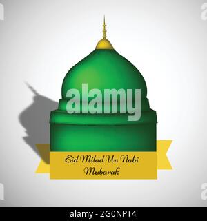 EID Milad un Nabi Mubarak Illustrazione Vettoriale