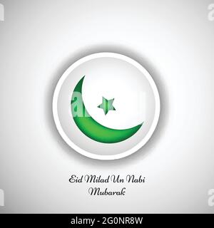 EID Milad un Nabi Mubarak Illustrazione Vettoriale