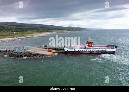 Caledonian Macbrayne Isola di Gigha terminal dei traghetti passeggeri a Tayinloan, Kintyre, Scozia Regno Unito Foto Stock