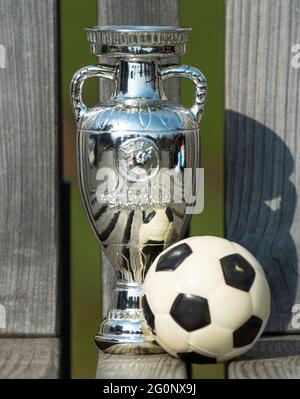 22 aprile 2021 Mosca, Russia. Trofeo del Campionato europeo di calcio. Foto Stock