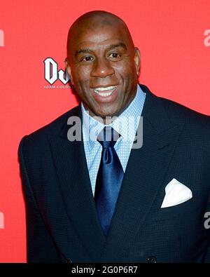 19 maggio 2016, Los Angeles, California, USA: Magic Johnson partecipa al dodicesimo Concerto annuale del fondo DI MUSICARES MAP Tribute. (Immagine di credito: © Billy Bendight/ZUMA Wire) Foto Stock