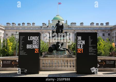 Londra, Regno Unito. 01 giu 2021. London Design Biennale 2021 a Somerset House dal 1 al 27 giugno 2021. Credito: Waldemar Sikora Foto Stock