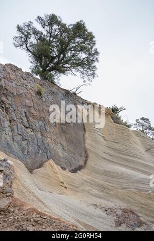 Paisaje Lunar a Tenerife, Spagna Foto Stock