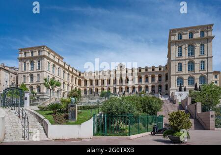 L'ex clinica Hôtel dieu dopo la sua trasformazione in hotel a cinque stelle InterContinental Marsiglia, Francia Foto Stock