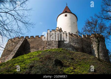 Castello di Krivoklat, Repubblica Ceca Foto Stock