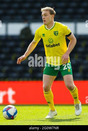 File photo datato 05-05-2021 of file photo datato 10-04-2021 di Oliver Skipp di Norwich City. Data di emissione: Giovedì 3 giugno 2021. Foto Stock