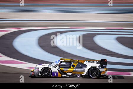 Le Castellet, Francia. 03 giugno 2021. 07 Anthony Wells (GBR), Colin Noble (GBR), -, Ligier JS P320 - Nissan NIELSEN RACING, azione durante la 2021 4 ore di le Castellet, 3° round della European le Mans Series 2021, dal 04 al 06 giugno 2021 sul circuito Paul Ricard, a le Castellet, Francia - Foto Francois Flamand/DPPI/LiveMedia Credit: Agenzia indipendente per la fotografia/Alamy Live News Foto Stock