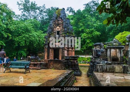 Varie vedute della Foresta di Polo, Gujarat Foto Stock