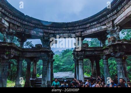 Varie vedute della Foresta di Polo, Gujarat Foto Stock