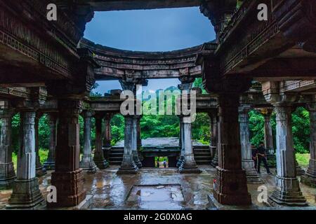 Varie vedute della Foresta di Polo, Gujarat Foto Stock