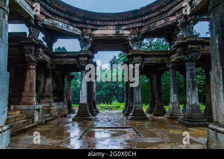 Varie vedute della Foresta di Polo, Gujarat Foto Stock