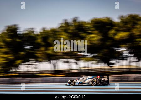 Le Castellet, Francia. 03 giugno 2021. 37 Alexandre Coigny (che), Nicolas Lapierre (fra), Antonin Borga (che), Oreca 07 - GIBSON COOL RACING, azione durante la 2021 4 ore di le Castellet, 3° round della 2021 European le Mans Series, dal 04 al 06 giugno 2021 sul circuito Paul Ricard, a le Castellet, Francia - Foto François Flamand/DPPI Credit: DPPI Media/Alamy Live News Foto Stock