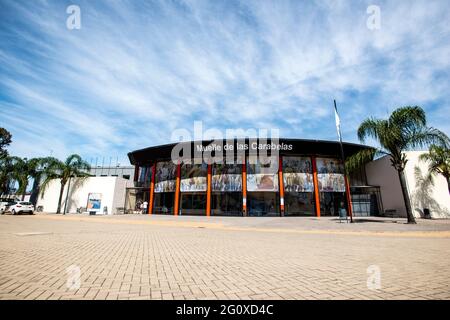 Il Molo delle Caravelle, Huelva Foto Stock