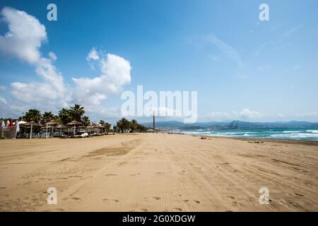 Mercy Beach, Malaga Foto Stock