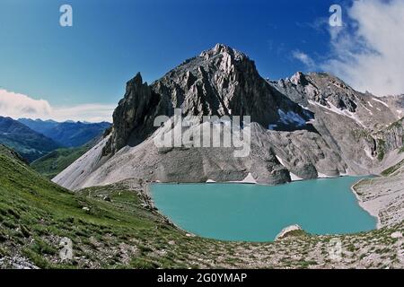 FRANCIA. HAUTES-ALPES, 05, VALLEY CLAREE È AL CONFINE FRANCO-ITALIANO, VICINO A BRIANCON E MONTGENEVRE, CHE È UN SITO NATURALE, CHE OFFRE ECCEZIONALE S Foto Stock