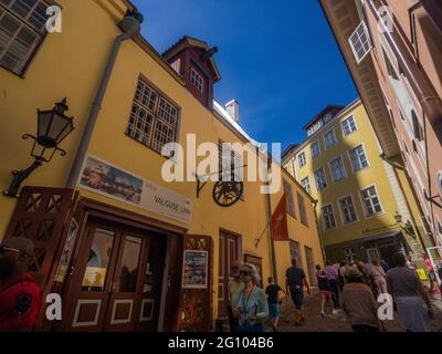 La città di Tallinn in Estonia Foto Stock