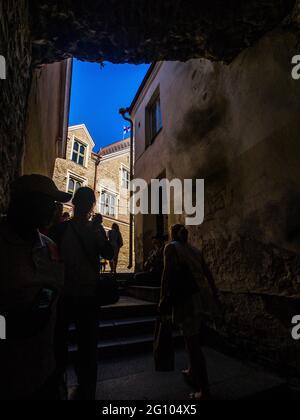 La città di Tallinn in Estonia Foto Stock