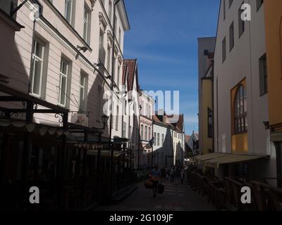 La città di Tallinn in Estonia Foto Stock