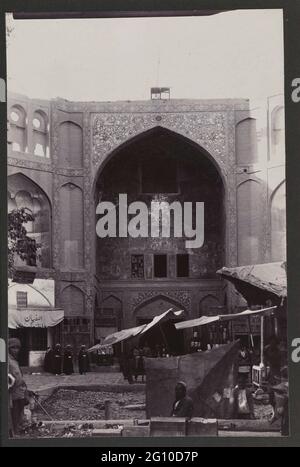 Moschea della Sjah (Masjed-e Shah) a Isfahan, Persia. Foto Stock